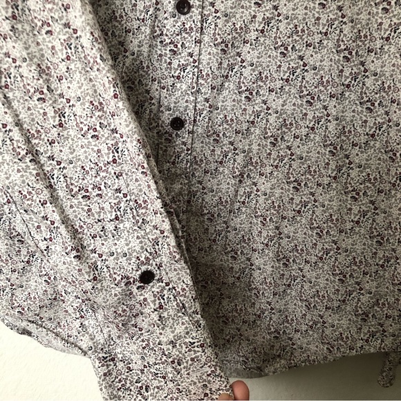 Zara Shirts Zara Man Slim Fit Floral Dress Shirt Poshmark
